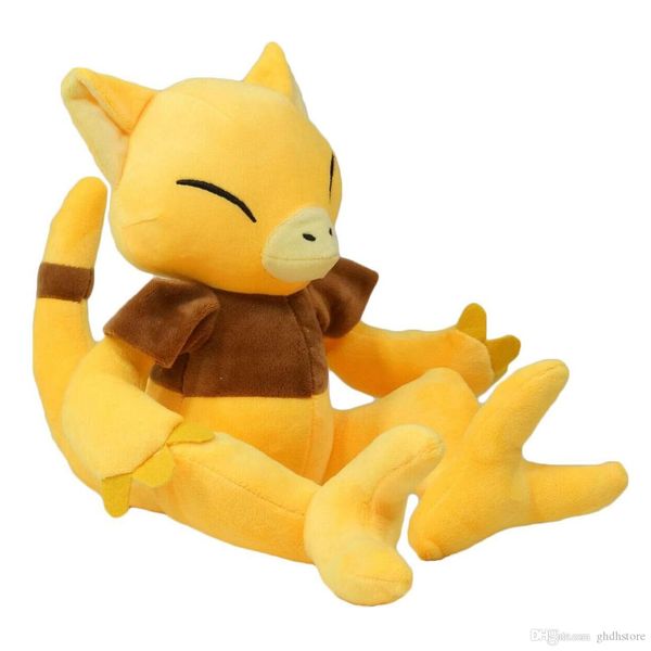 

new 10" 26cm alakazam abra plush doll anime collectible dolls party gifts soft stuffed toys