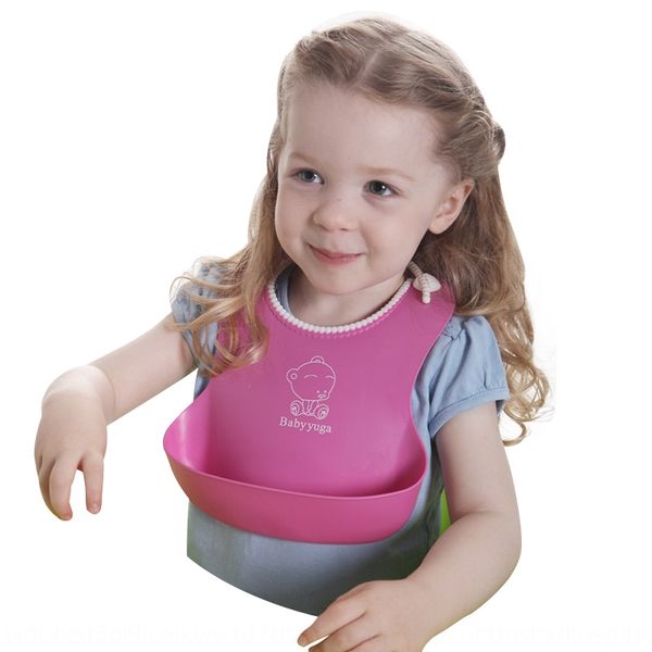 

tbldl baby silicone saliva towel plastic bib children's dining bag dining bag imitation silicone baby waterproof soft bib three-dimensi