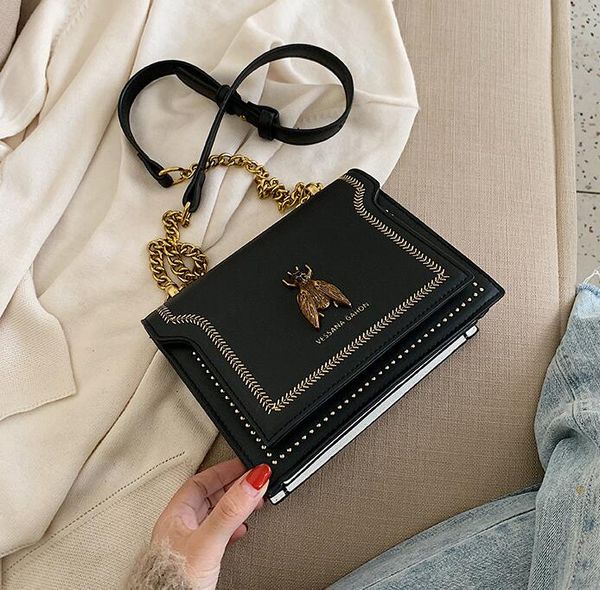 

ladies bags new fashion chain shoulder bags senior women handbags small flap crossbody bag