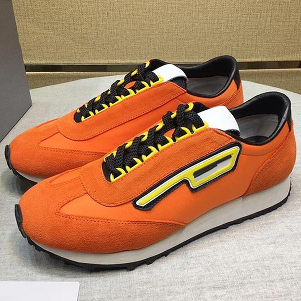 

new arrival suede and nylon sneakers mens shoes fashion classic vintage shoes low lace -up casual men shoes chunky sneakers fast deliver, Black