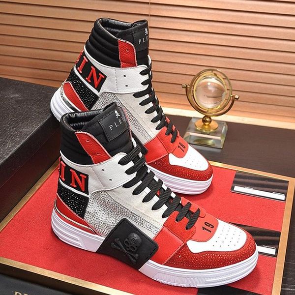 

mens shoes casual fashion outdoor street platform fitness footwear zapatos de hombre luxury fashion boots shoes phantom kick $hi -crysta, Black