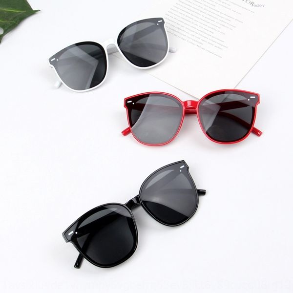

children's sun korean style large frame baby fashionable sun internet celebrity children's glasses fashionable sunglasses for, Blue