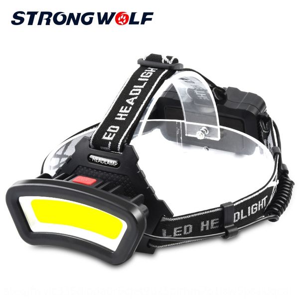 

new work work wearing light large floodlight c0b head-mounted miner's lamp usb charging multifunctional outdoor camping fishing lamp