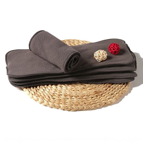 

rrlef новый детский 5-слой бамбукового древесного угля пеленок пеленок волокна моющийся подгузников супер мягкий сильный абсорбент бамбуковы