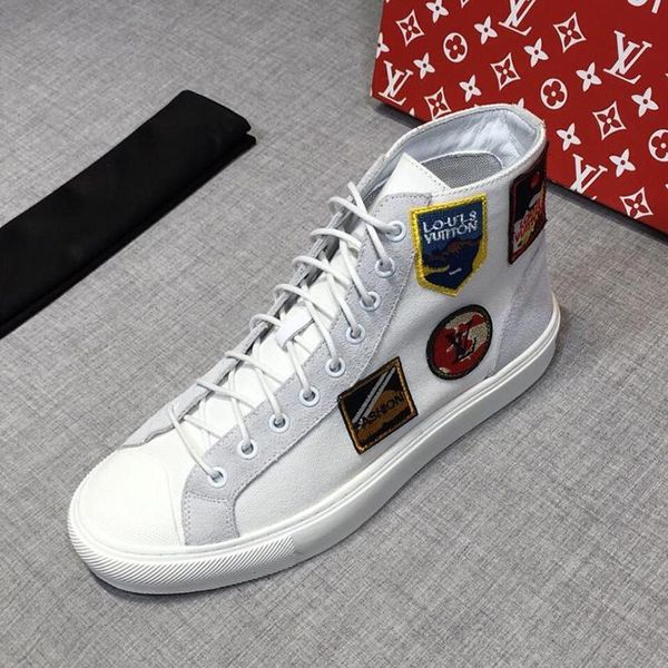 

men 's shoes sale type footwears fashion luxury vintage lightweight style high lace -up casual men shoes with origin