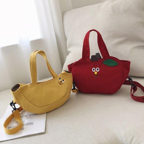 

cute girls canvas bags for women fashion fruit pattern handbag crossbody messenger bag casual women shoulder bag tote sac#h20