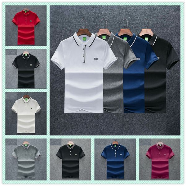 

20ss designer polo shirts men luxury polo casual men polo t shirt snake bee letter print embroidery fashion high street mens polos casual, White;black