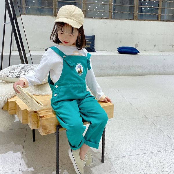

autumn 2020 boys and girls loose korean style casual children's baby belt casual pants children's belt pants, Blue