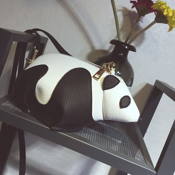 

fashion panda preppy style crossbody shoulder bag for girls mini bag ladies clutch girl hobos bags bolsa feminina cute panda