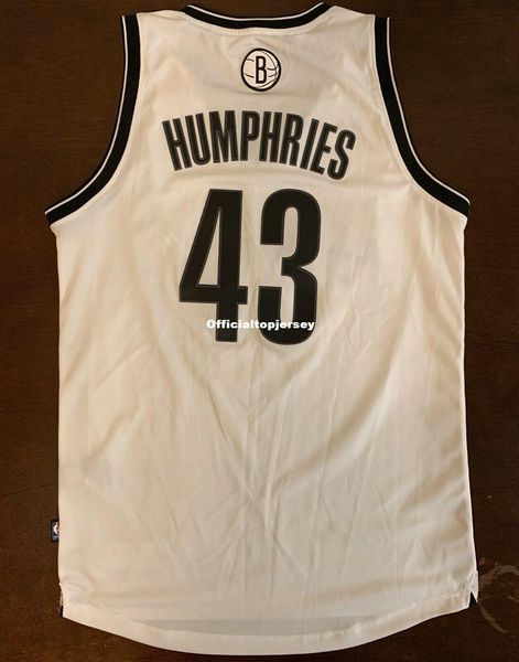 

rare ad #43 kris humphries white vest jersey men xs-5xl.6xl shirt stitched basketball jerseys retro ncaa, Gray