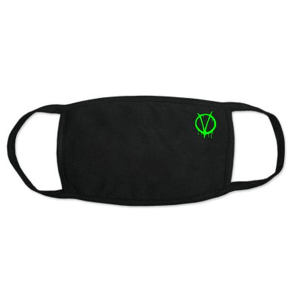 

glow masks woman men glow in dark skull scarey masks black mask mouth woman festival fashion eznam qpseller