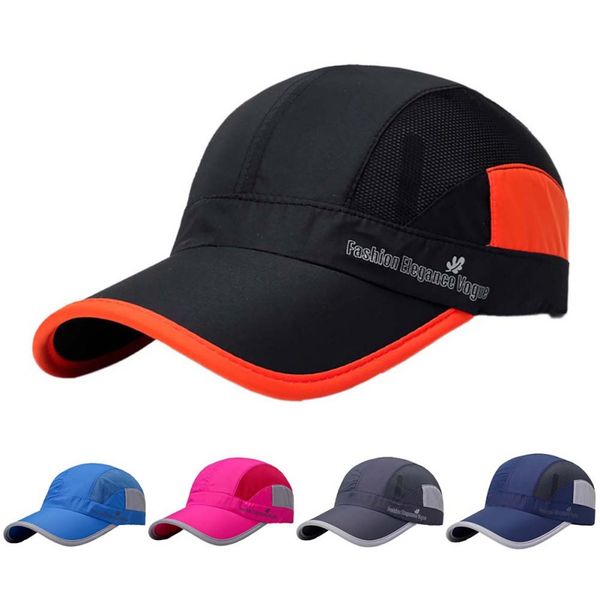 

новое лето восхождение cap быстросохнущий мужчины печатные письмо climbing крышки быстросохнущие сетки шляпы женщины зонт крышки, Black;white