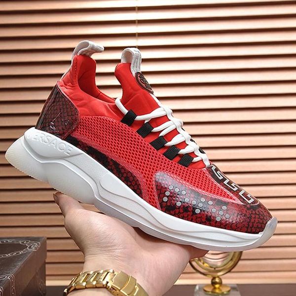 

mens shoes zapatos de lujo para hombre vintage designer footwears sports lace -up plus size men shoes cross chainer sneakers, Black