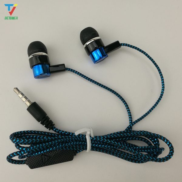 

100pcs/lot common serpentine weave braid cable headset earphones headphone earcup direct sales by manufacturers blue green