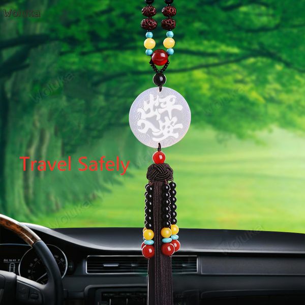 

interior decorations car pendant accessories to ensure the safety of on rearview mirror ornaments cd50 q02