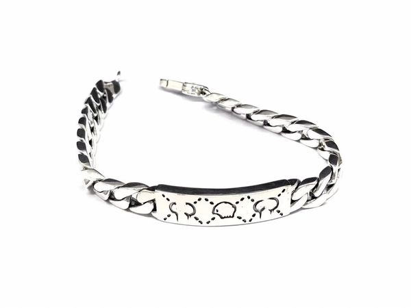 

sterling silver 925 chain bracelet elf skull bracelet for bracelets silver fashion accessories supply, Black