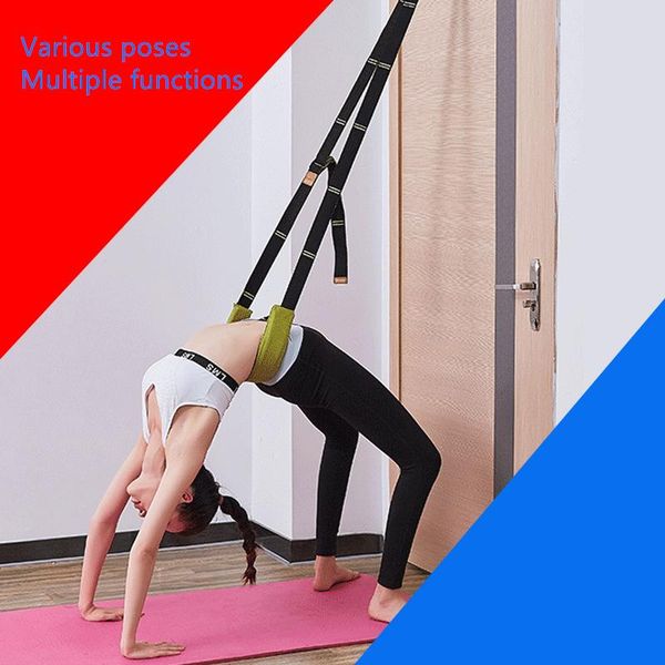 

flexibility stretching leg stretcher strap for ballet cheer dance gymnastics trainer comfort design yoga stretch belt yoga k550g