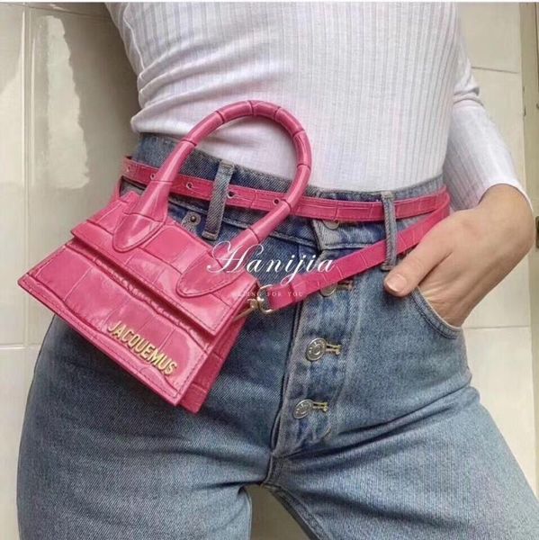 

mini square bag 2020 fashion leather bag women crocodile handbag messenger