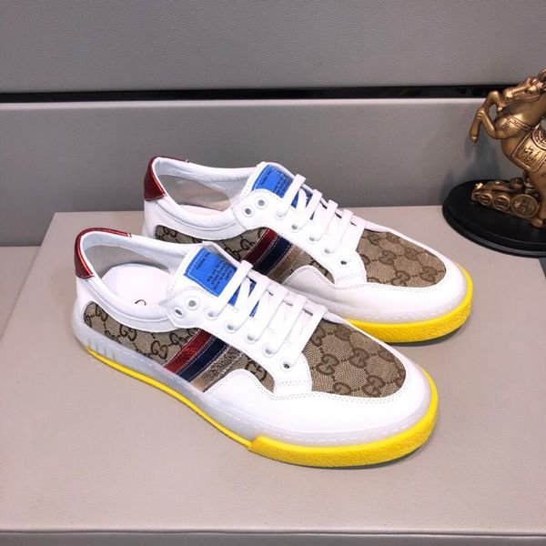 

2019j new limited edition men's casual shoes, fashion wild sports shoes, comfortable low-shoes, original box packaging: 38-4411, Black