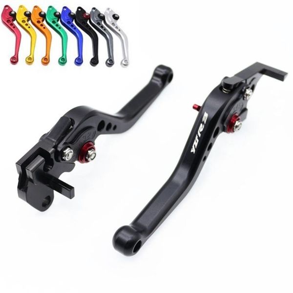 

cnc алюминиевые короткие тормозные рычаги сцепления для yzf-r25 / r3 2020-2020 логотип yzf r3