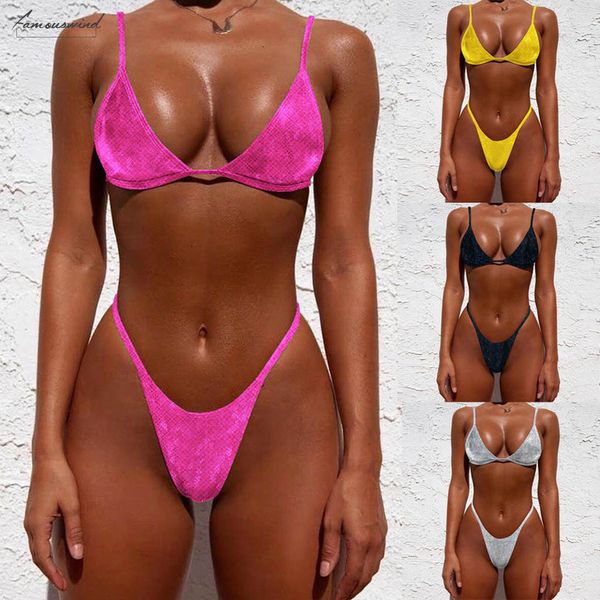 

women solid pink black yellow bikini push up padded swimwear swimsuit bathing beachwear high waist nylon beach bathing suit, White;black