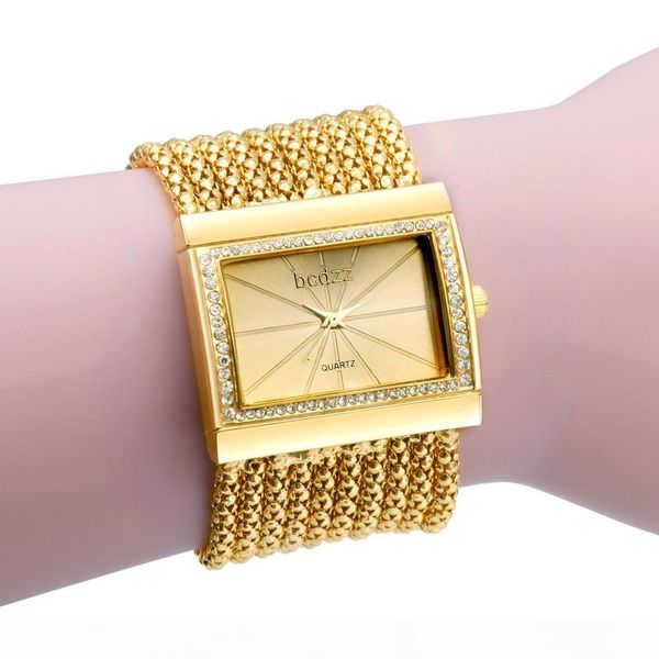 

luxury diamond bracelet watch women bling crystal watches vintage formal wedding party quartz-watch fashion relogio femilino uhr, Slivery;brown