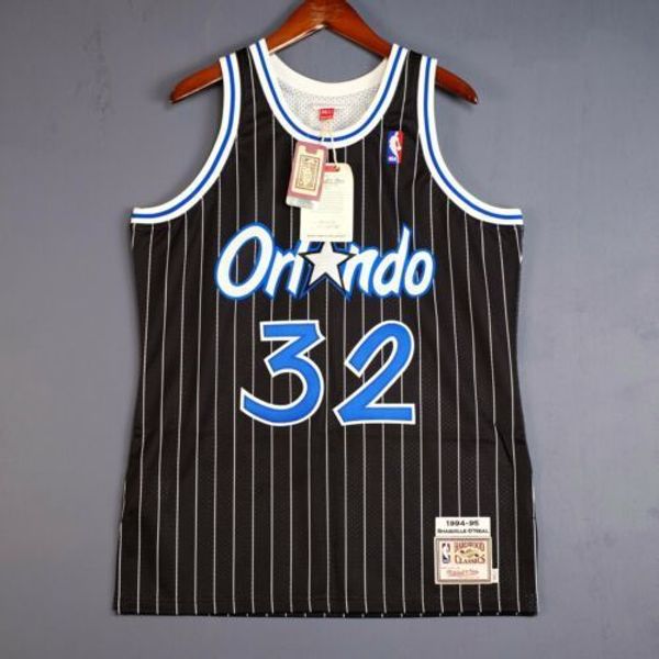 

дешевые 100% прошитой шакил о'нил mitchell ness 95 96 orl джерси размер трикотажных изделий xs-5xl mens отсылок top basketball, Gray