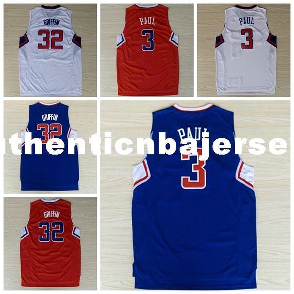 

2016 #3 paul jersey,stitched wholesale basketball jerseys,#32 blake griffin jersey camiseta baloncesto ncaa college, Gray