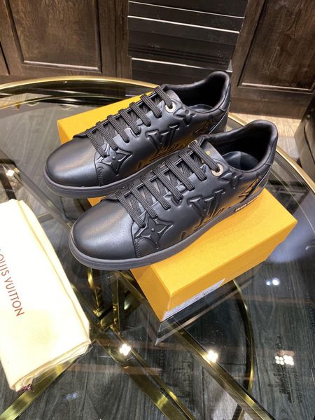 

new10 men's casual shoes fashion breathable sports shoes business comfortable men's shoes original box packaging zapa, Black