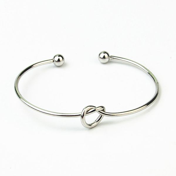 

1 pcs women open lady twist knot simple style jewelry lxh, Black