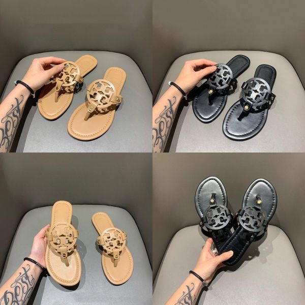 

noisydesigns fashion lady oil painting printed flip flops t-strap loafers women anti-s slippers flat outdoor leisure shoes#557, Black