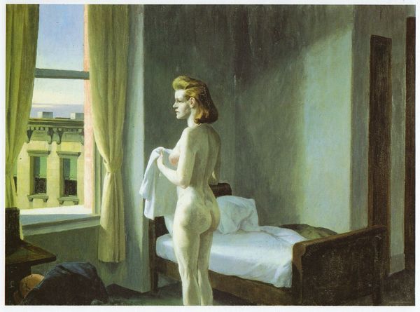 

morning in the city nude woman edward hopper home decor handpainted &hd print oil painting on canvas wall art canvas pictures 200802
