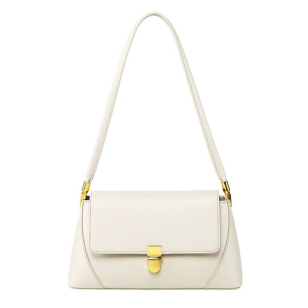 

female bag leather hong kong style retro niche baguette handbags new 2020 all-match armpit bag single shoulder messenger