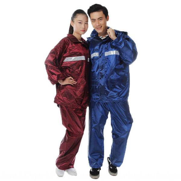 

p1xyd outdoor work safety warning jacquard reflective strip reflective strip hiking waterproof rain split raincoat suit high-grade jac