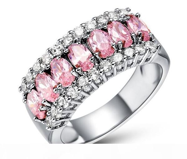 

r size 6 7 8 9 wholesale luxury jewelry 925 sterling silver sell multi color blue sapphire women wedding finger ring g, Slivery;golden