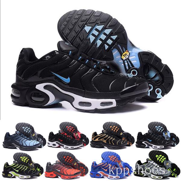 

mens womens shoes rainbow green tn ultra sports requin sneakers shoe caushion running shoes 36-46 kk-1r, Black