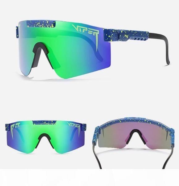 

sunglasses pit viper large frame riding sunglasses colorful full plated real film polarized sunglasses boxed, White;black