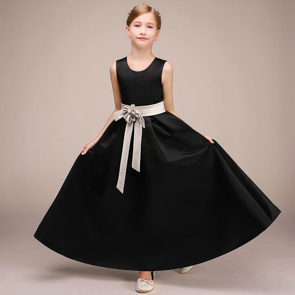 

fashion children girls evening party dress 2020 flower summer elegant princess kids dresses for girls costume flower girls dress plus size, Red;yellow