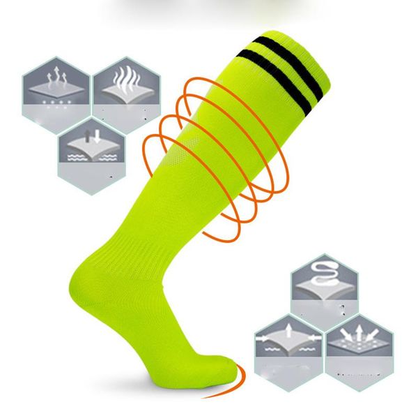 

5pcs thin football socks children long tube basketball socks men and women spring and summer two bars striped sports socks, Black