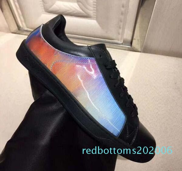 

fastlane повседневная обувь sneaker джинсовой monogram luxury дизайнер mens узелок кроссовки мужская мода кроссовки дизайнерские открытый по, Black