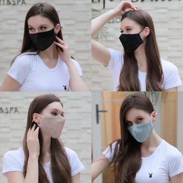 

kid masks disposable 3 layers dustproof mask facial protective cover masks set party masks#940, Black