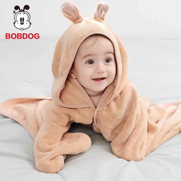 

omwjx babu bean children's cloak baby with hat new newborn baby bathrobe super cloak bath towel bathrobe bath towel soft and absorbent