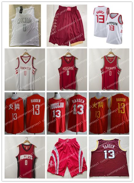 

men houston rockets 0 russell westbrook 13 james harden jersey icon edition city basketball jerseys sports, Black;red