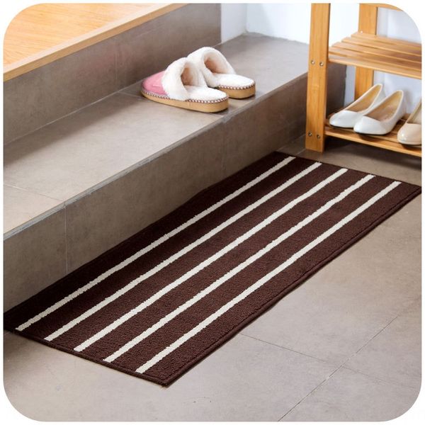 

classic striped kitchen carpet water absorbing dirt resistant anti-skid bathroom long door carpet floor mat floor mat mat