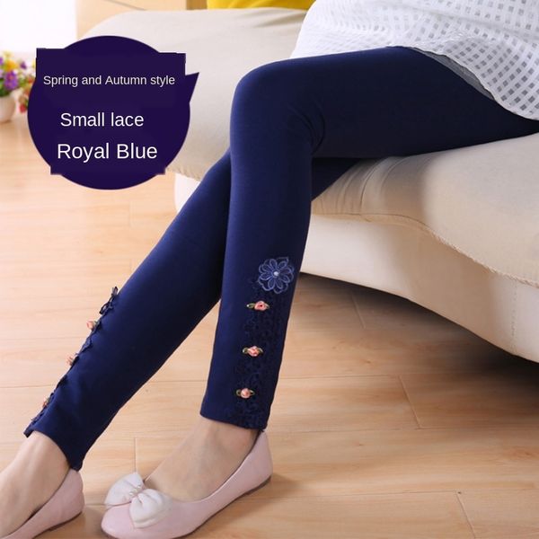 

hzvfk 2019 new pantyclothes crawler autumn girlsclothes girls cotton leggings 2019 new children's leggings pantyclothes crawler autumn, Blue