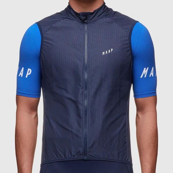 

maap windproof vest cycling vest men's summer cycling clothing riding windproof and waterproof sunscreen, Black