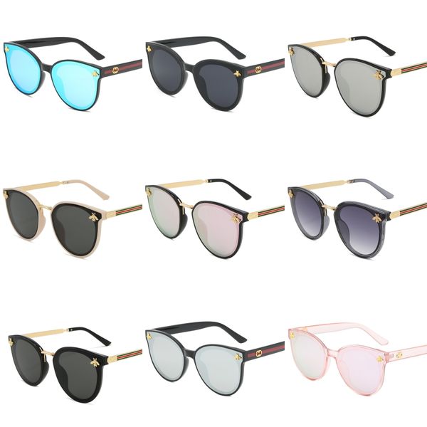 

wholesale-classic fashion vintage round sunglasses women female sun glasses vintage men eyewear feminine goggles sunglass#590, White;black