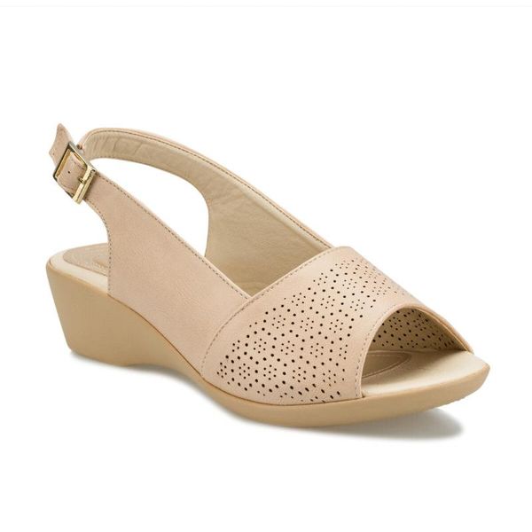 

flo 161042.z beige women 's sandals polaris, Black