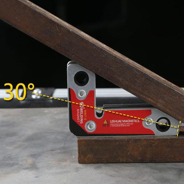 

welding locator strong magnetic ndfeb silver black electric tool handheld holder soldering multi angle positioner