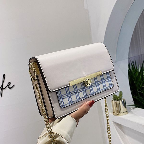 

elegant lattice leather crossbody bags for women 2020 travel handbag fashion simple shoulder messenger bag ladies cross body bag